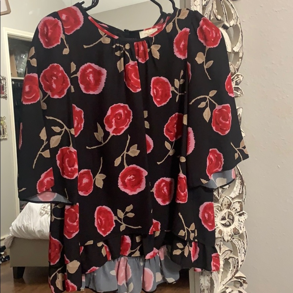 Kate Spade poppy blouse